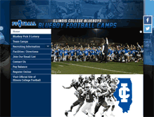 Tablet Screenshot of blueboyfootballcamps.com